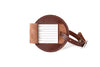 ETIKÉTA LUGGAGE TAG – DARK BROWN LEATHER